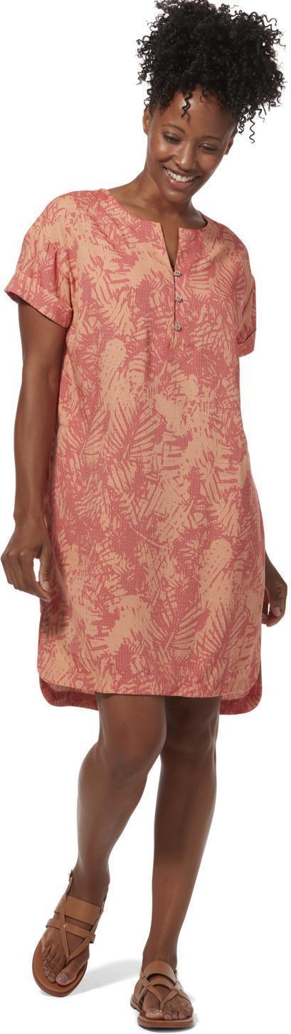 Bergen Dress - burnt sienna print 1