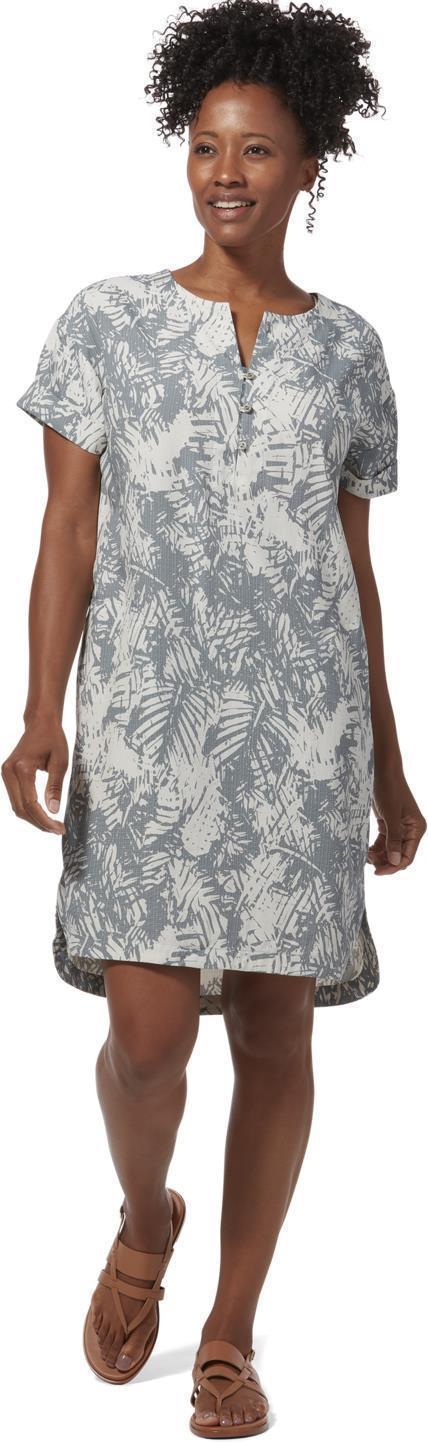 Bergen Dress - light pewter print 1