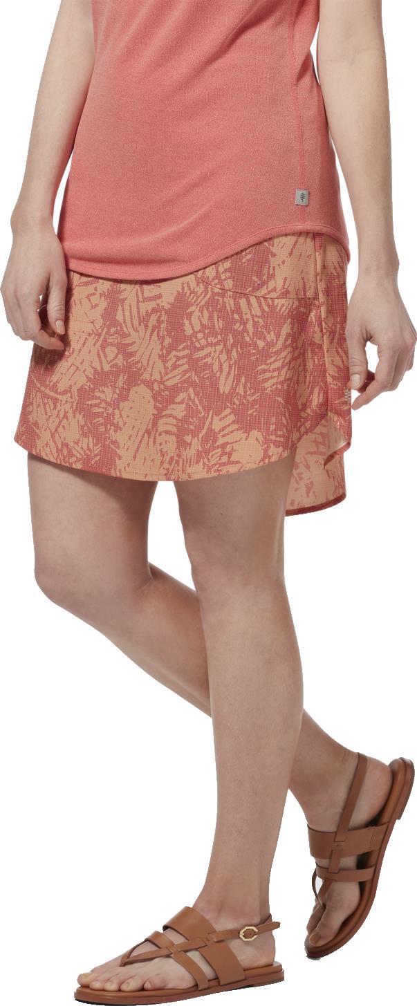 Bergen Skirt - burnt sienna print 1