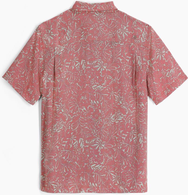 Camino Pucker SS - Mens - redwood yarrow print 1