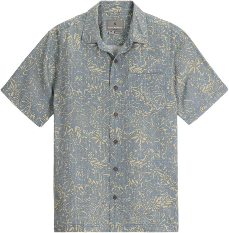 Camino Pucker SS - Mens - sea yarrow print 1