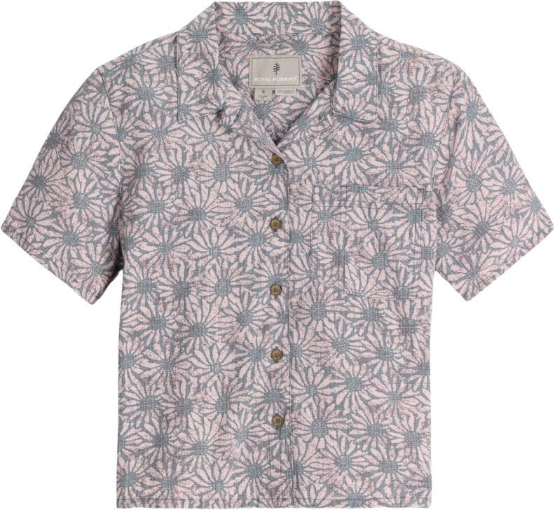 Camino Pucker SS - Womens - sea caledonia print 1