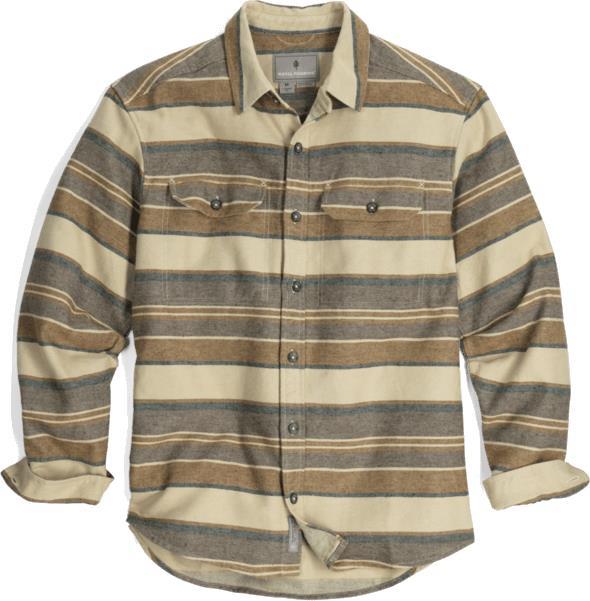 Clouds Rest Hemp LS - Mens - bistre pacific crest stripe 1