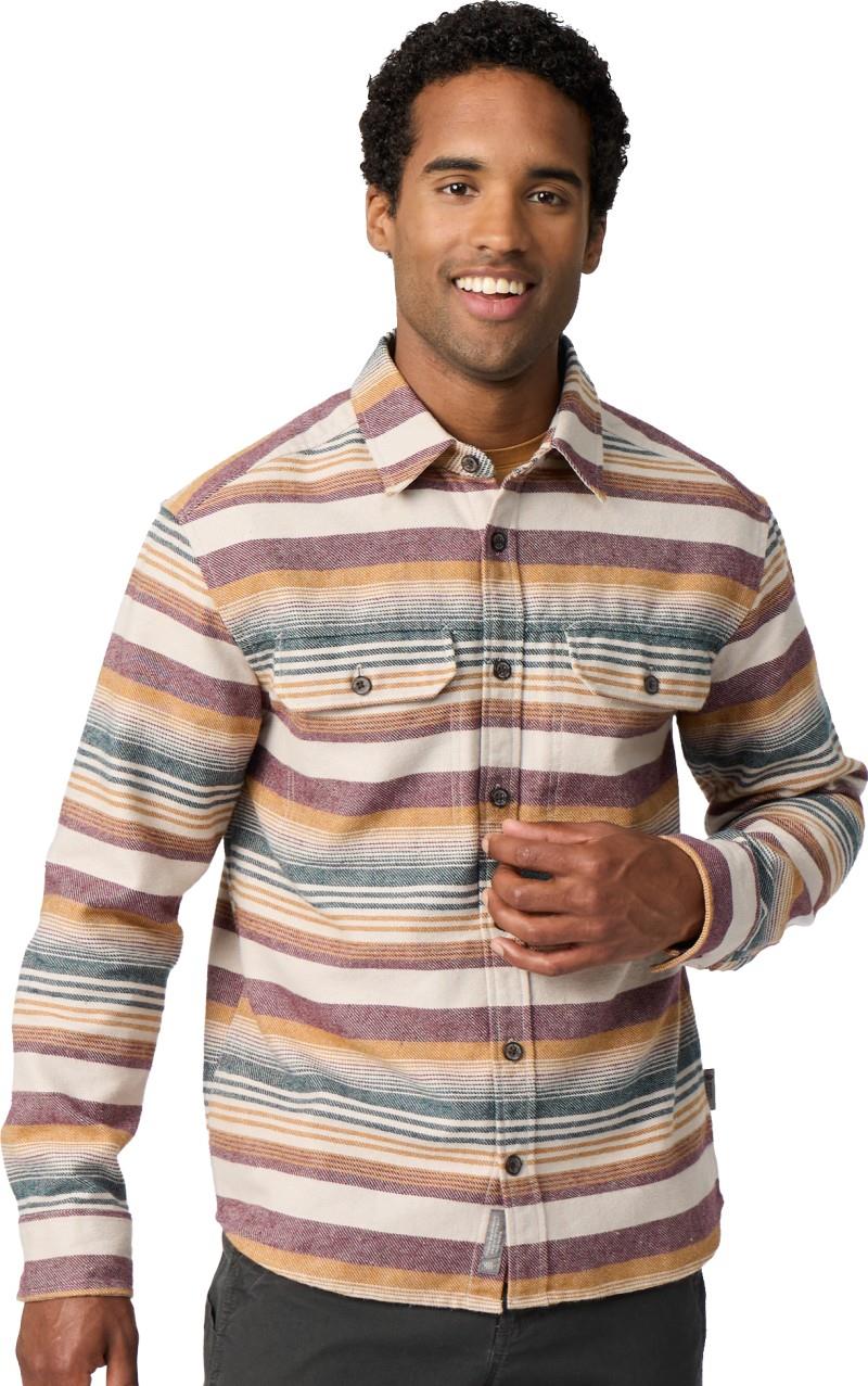 Clouds Rest Hemp LS - Mens - pebble alder stripe 1