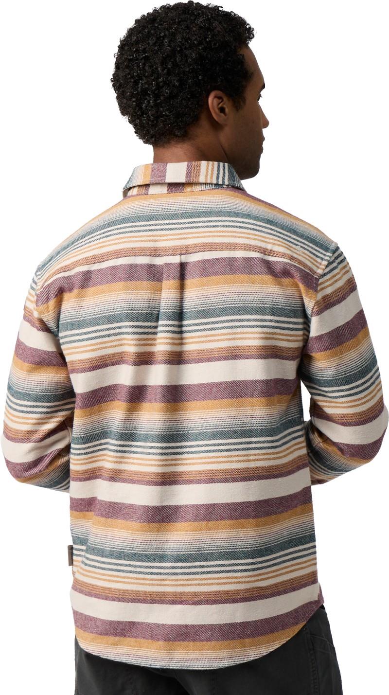 Clouds Rest Hemp LS - Mens - pebble alder stripe 1