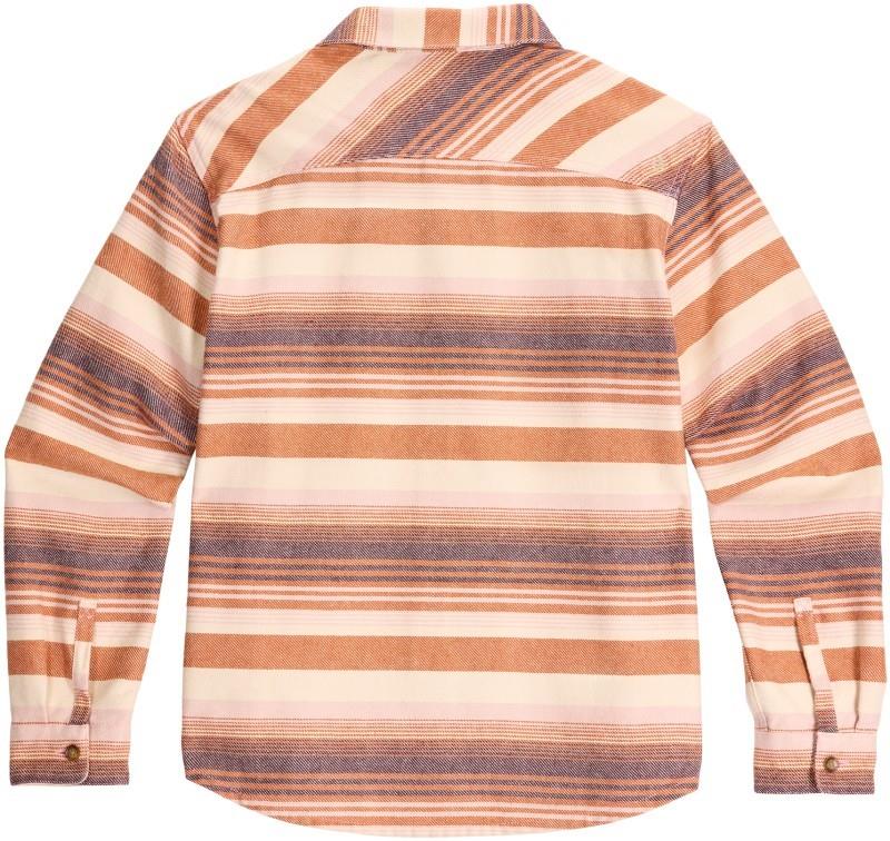Clouds Rest Hemp LS - Womens - amber alder stripe 1
