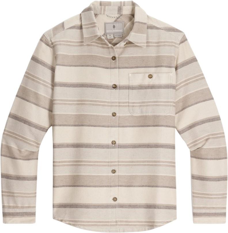 Clouds Rest Hemp LS - Womens - chalk pacific crest stripe 1