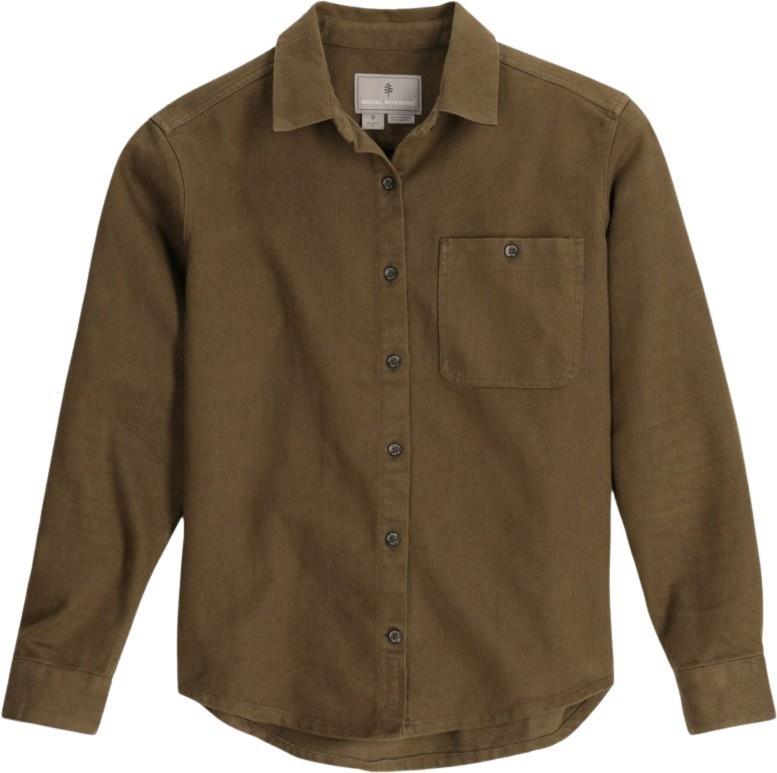Clouds Rest Hemp LS - Womens - dark olive heather 1