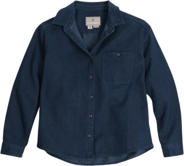 Clouds Rest Hemp LS - Womens - deep blue heather 1