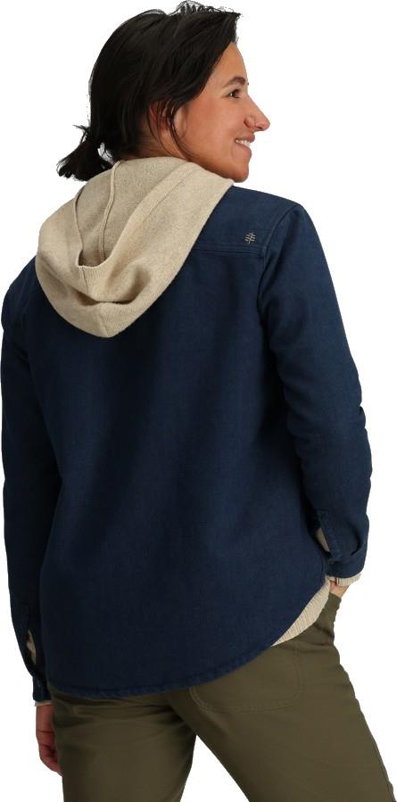 Clouds Rest Hemp LS - Womens - deep blue heather 1