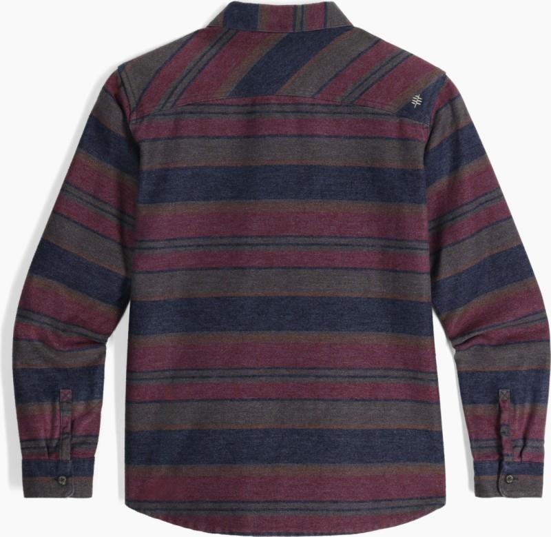 Clouds Rest Hemp LS - Womens - naval pacific crest stripe 1
