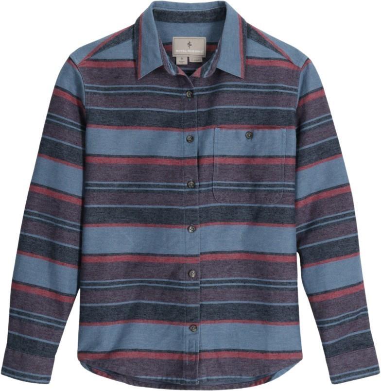 Clouds Rest Hemp LS - Womens - sea pacific crest stripe 1