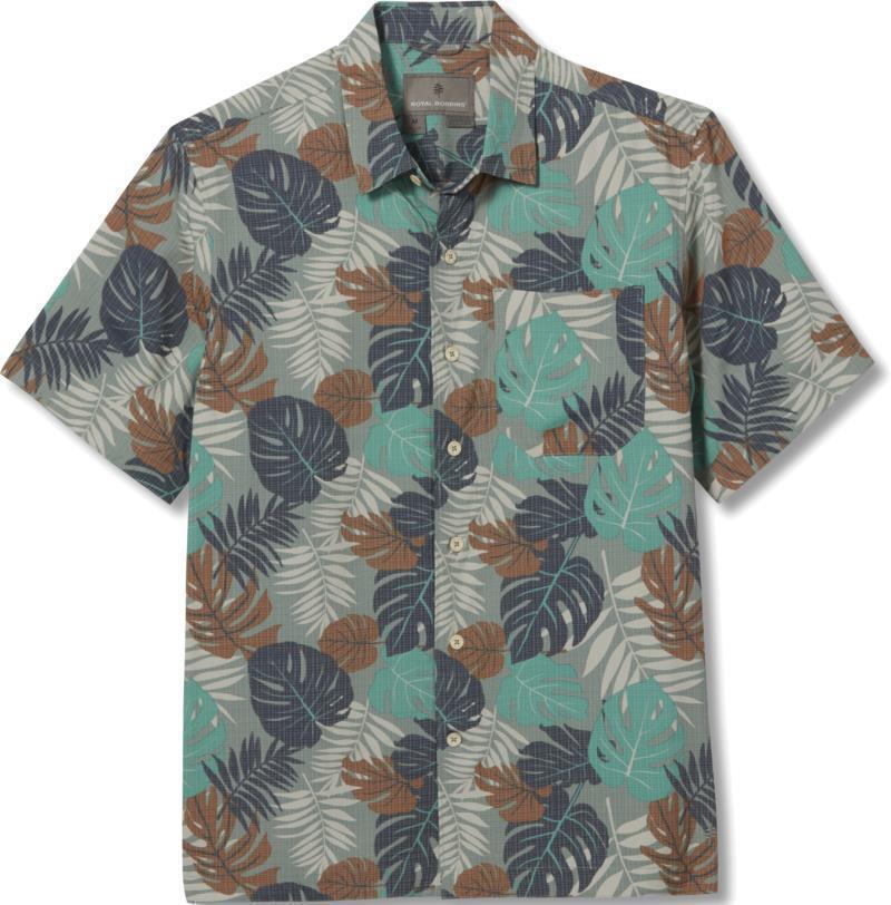 Comino Leaf SS - Mens - Marble Green Print 1