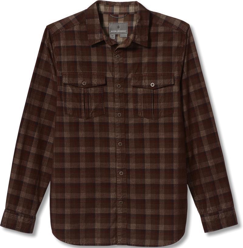 Covert Cord Organic Cotton LS - Mens - red rock 1