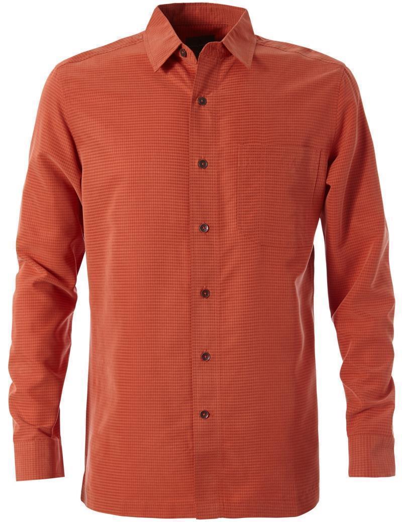 Desert Pucker Dry LS - Mens - burnt ochre 1