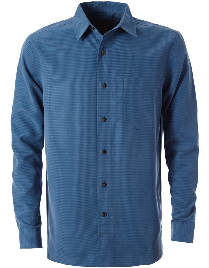 Desert Pucker Dry LS - Mens - dark blue 1