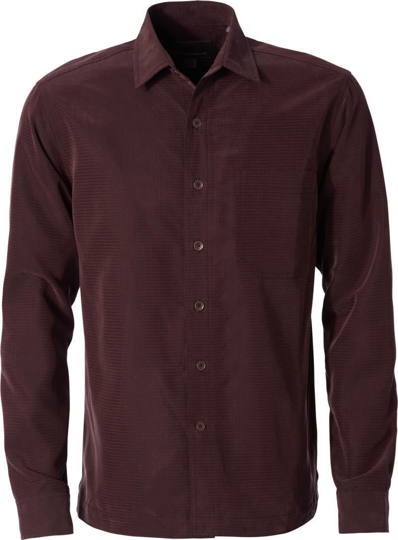Desert Pucker Dry LS - Mens - mahogany 1