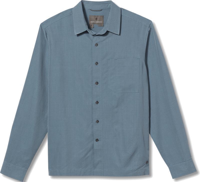 Desert Pucker Dry LS - Mens - pigeon 1