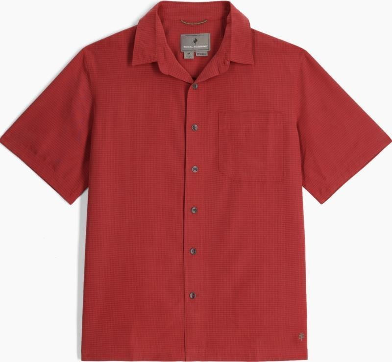 Desert Pucker Dry SS - Mens - brick red 1