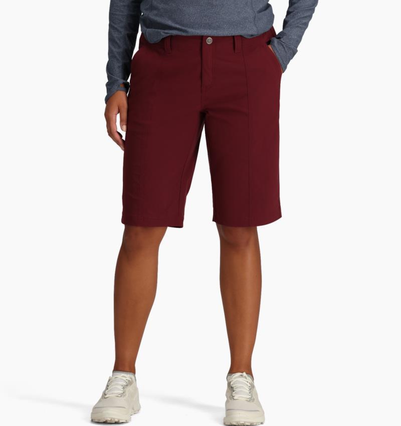 Discovery III Bermuda Shorts, 12" Inseam - Womens - Burnt Grape 2