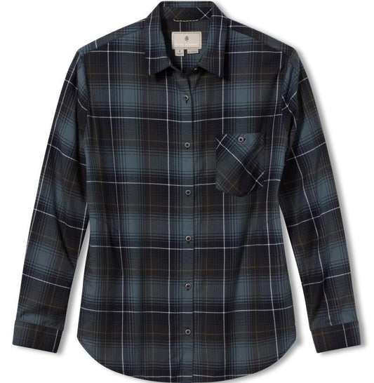 Dream Trekker Flannel LS, Relaxed - Womens - naval rena plaid 1