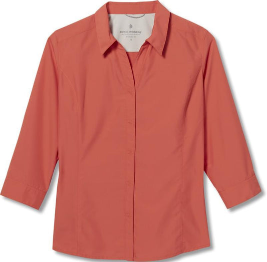 Expedition II 3/4 Sleeve - Womens - burnt sienna 1