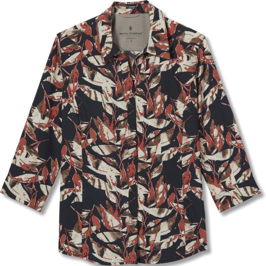 Expedition II Print 3/4 Sleeve - Womens - canton simmer print 1