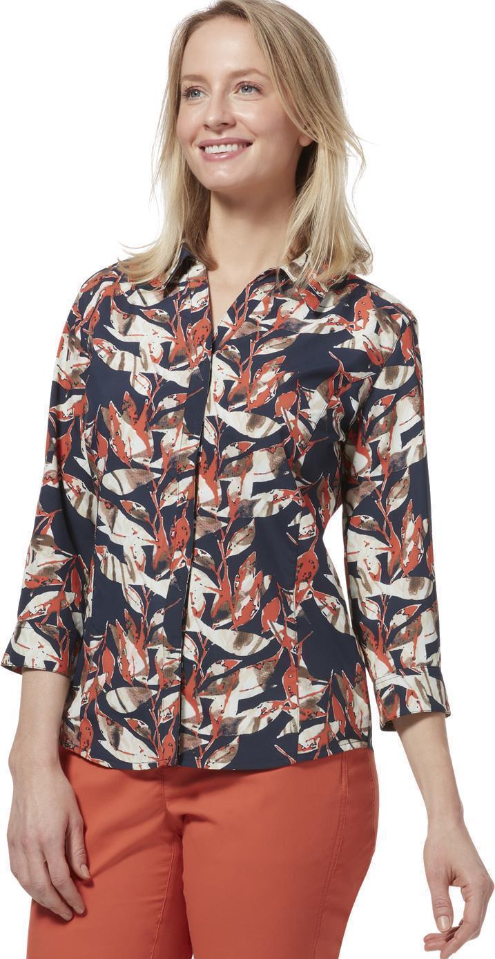 Expedition II Print 3/4 Sleeve - Womens - canton simmer print 1