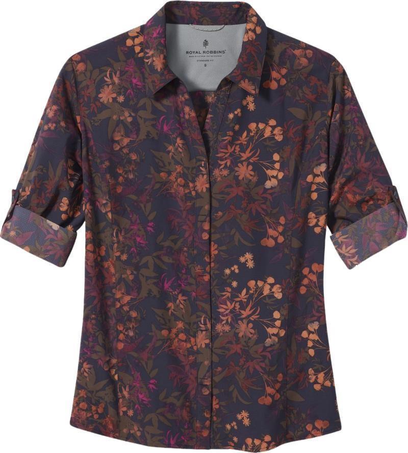 Expedition II Print 3/4 Sleeve - Womens - graystone zephyr print 1