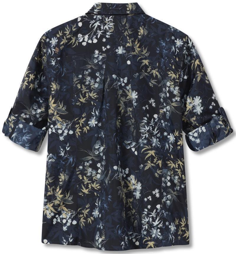 Expedition II Print 3/4 Sleeve - Womens - navy zephyr print 1