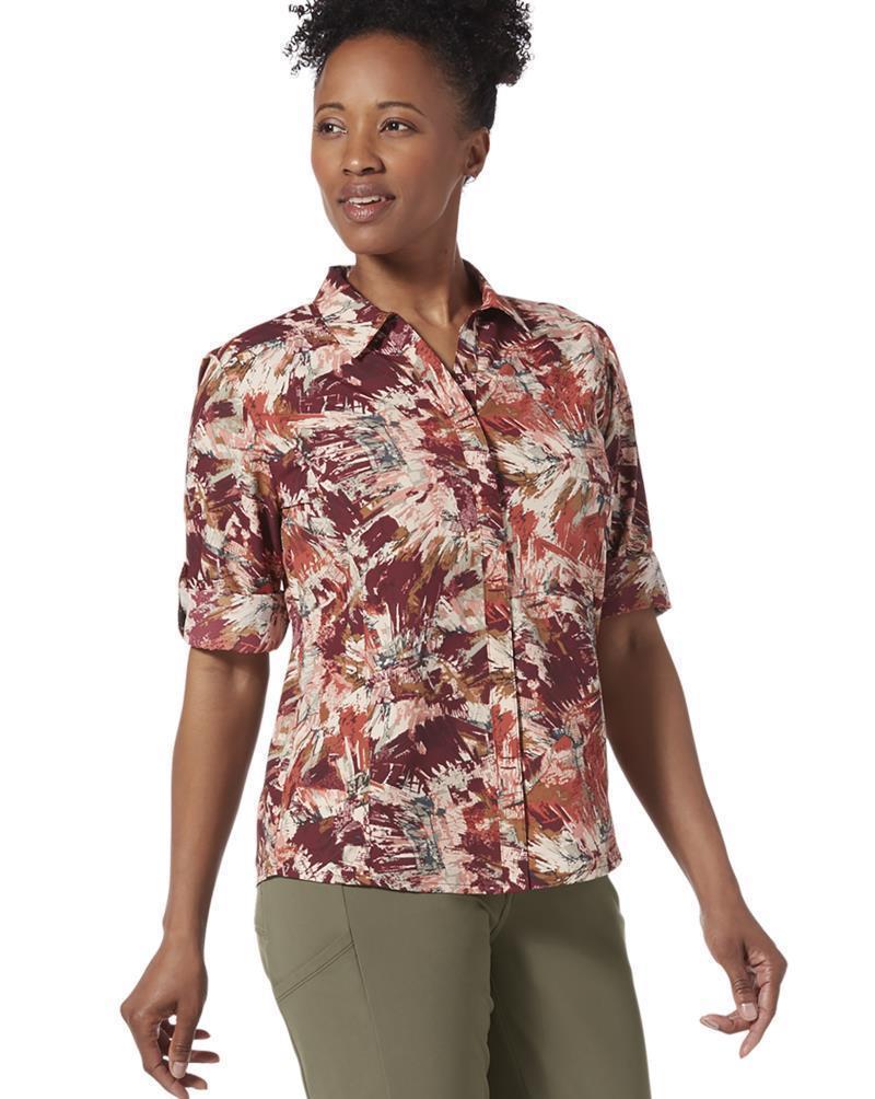 Expedition II Print 3/4 Sleeve - Womens - syrah maras print 1