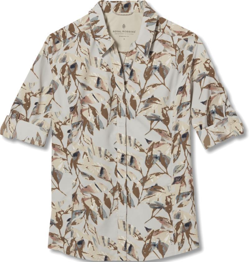 Expedition II Print 3/4 Sleeve - Womens - tradewinds sprig print 1