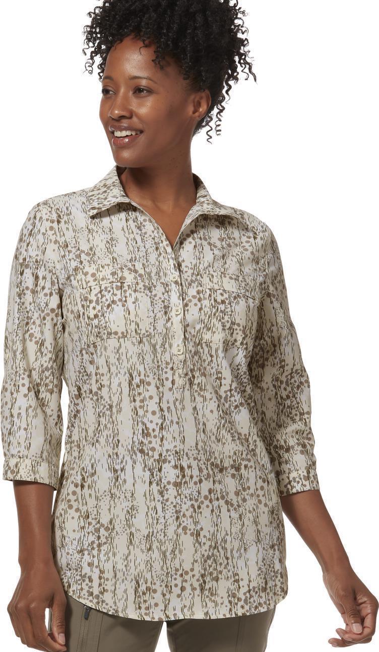 Expedition II Tunic Print - Womens - creme simmer print 1