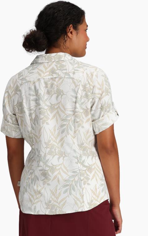 Expedition Pro 3/4 Sleeve - Womens - Ivory Usla Print 3