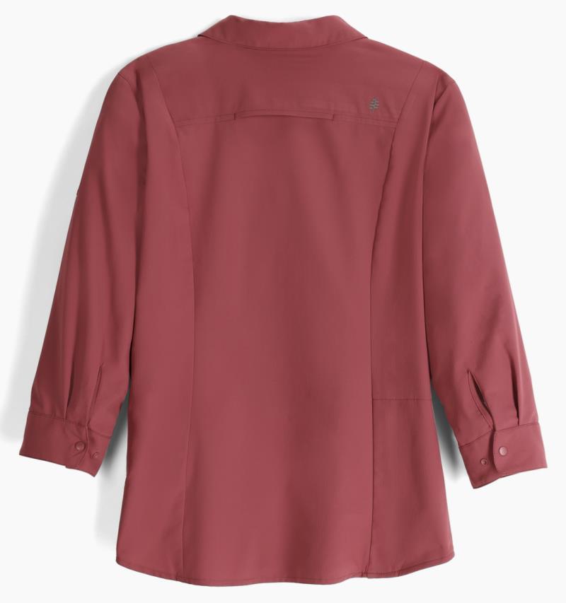 Expedition Pro 3/4 Sleeve - Womens - wild rhubarb 1