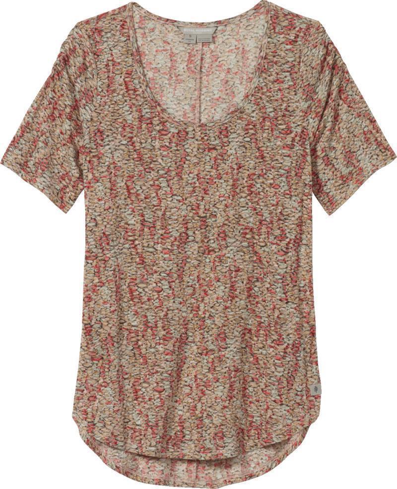 Featherweight Scoop Tee - Womens - Evening Sand Makai Print 1