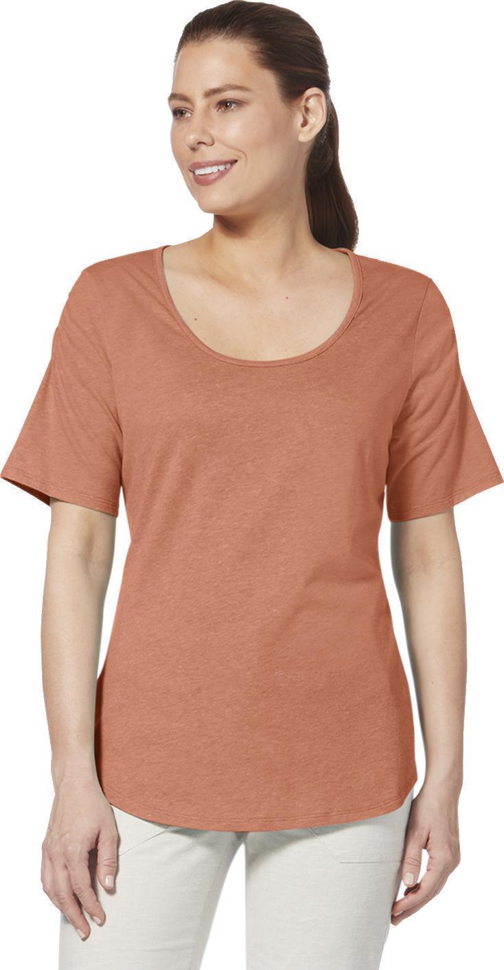 Featherweight Scoop Tee - Womens - Sun Baked 3