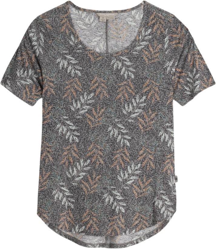 Featherweight Scoop Tee - Womens - Turbulence Usla Print 1