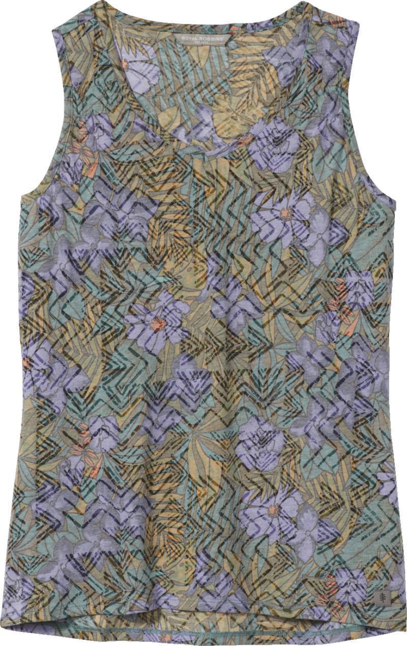 Featherweight Tank - Womens - Sea Pine Mauka Print 1