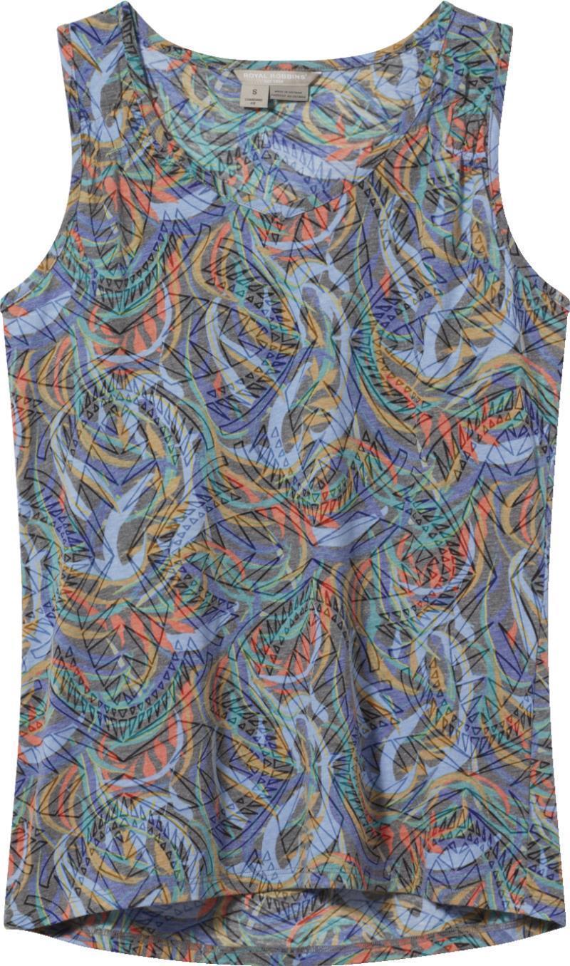 Featherweight Tank - Womens - charcoal caulfield print 1