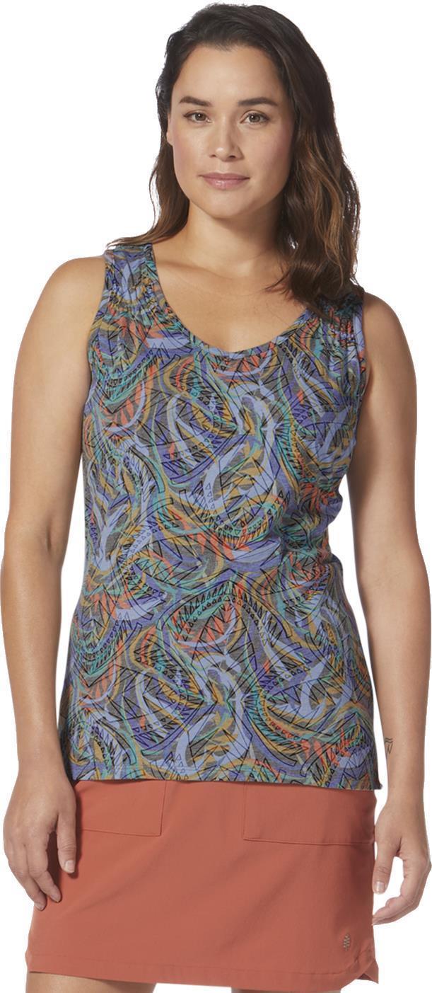 Featherweight Tank - Womens - charcoal caulfield print 1