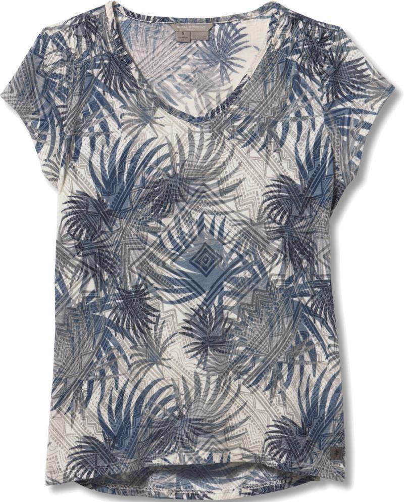 Featherweight Tee - Womens - creme print 1