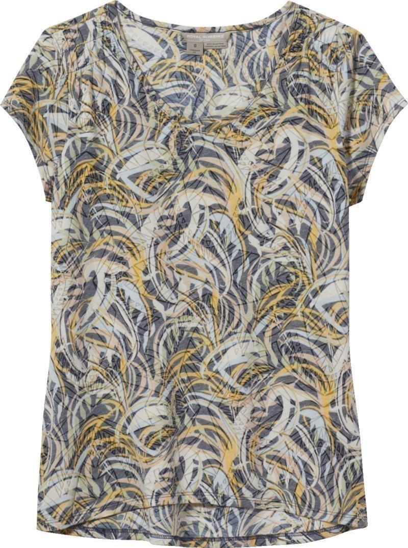 Featherweight Tee - Womens - navy caulfield print 1