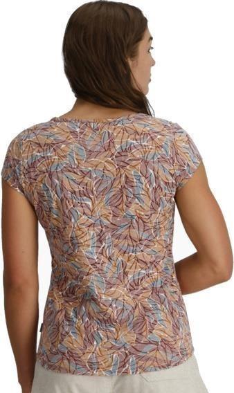 Featherweight Tee - Womens - wild rhubarb presidio print 1