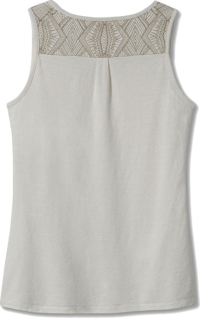 Flynn V-Neck Tank - Womens  - creme 1