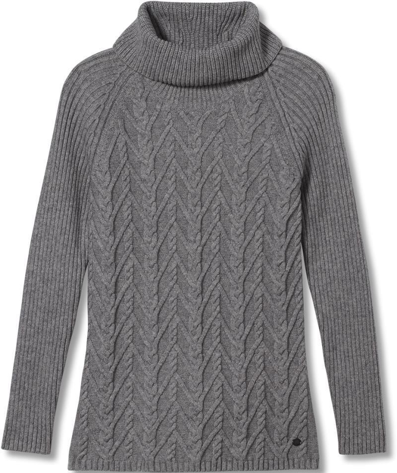 Frost Cowl Neck II - Womens - pewter heather 1