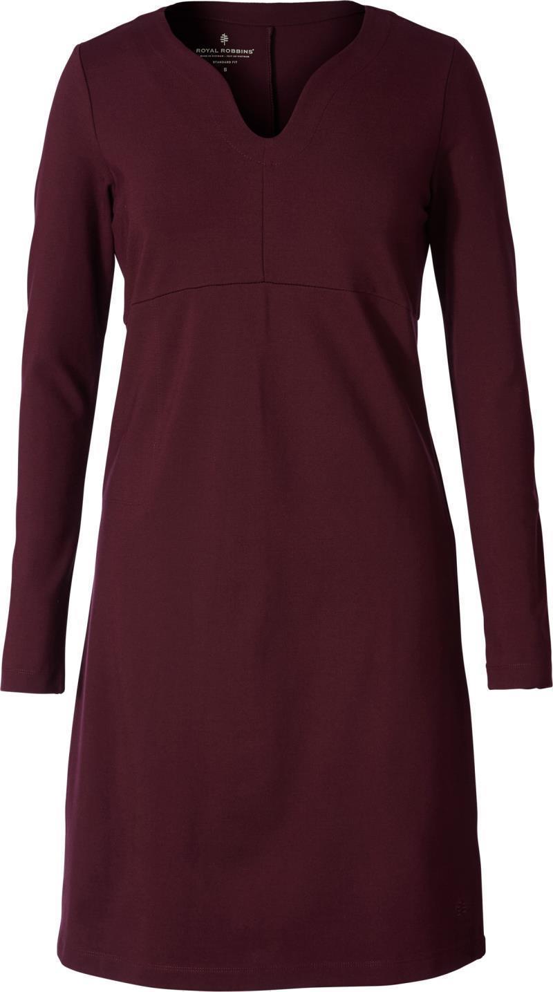 Geneva Ponte Dress - malbec 1