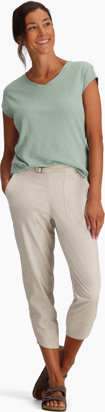 Hempline Capris - Womens - Blended Undyed 3