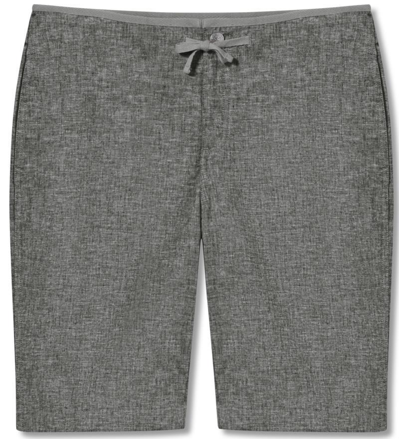 Hempline Tie Bermuda Shorts - Womens - Asphalt 1