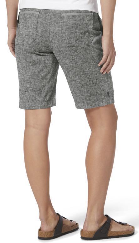 Hempline Tie Bermuda Shorts - Womens - Asphalt 3